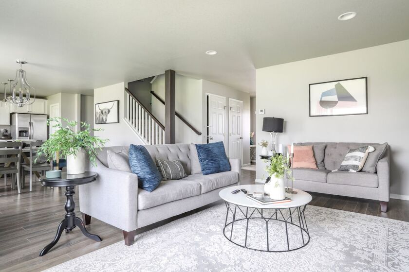 Staged home dining room