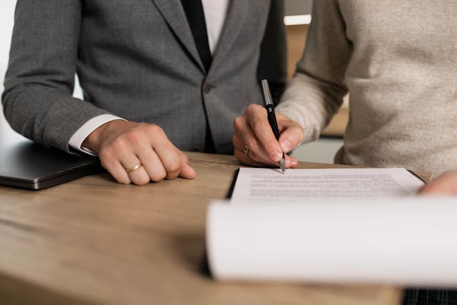 Home closing signature